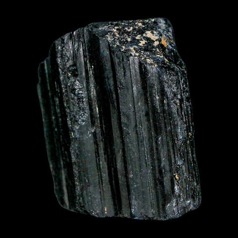 1.8" Natural Rough Black Tourmaline Mineral Crystal Specimen Schorl Brazil
