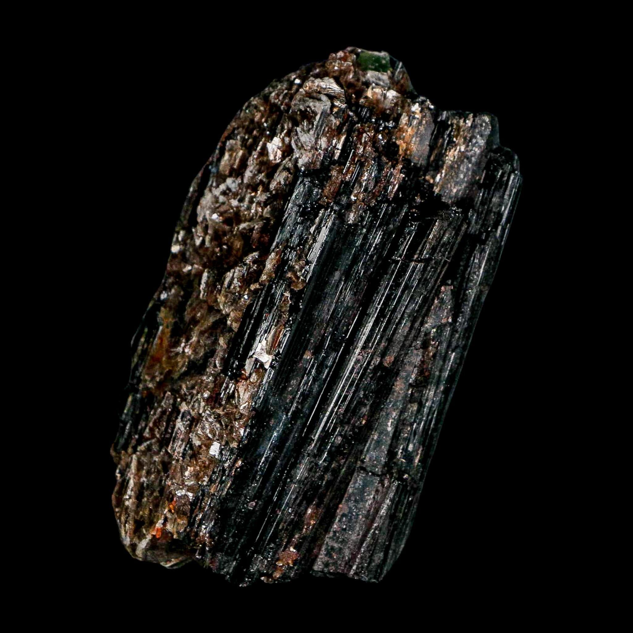 3.1" Natural Rough Black Tourmaline Mineral Crystal Specimen Schorl Brazil - Fossil Age Minerals