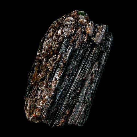 3.1" Natural Rough Black Tourmaline Mineral Crystal Specimen Schorl Brazil