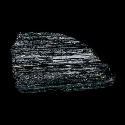 3.1" Natural Rough Black Tourmaline Mineral Crystal Specimen Schorl Brazil