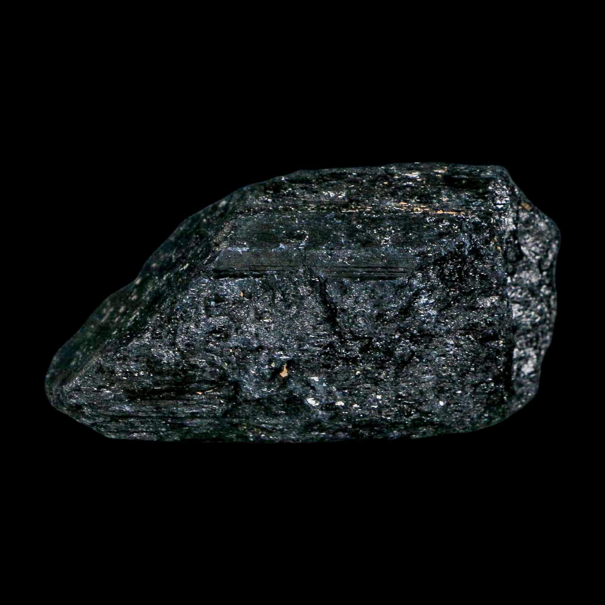 3.1" Natural Rough Black Tourmaline Mineral Crystal Specimen Schorl Brazil - Fossil Age Minerals