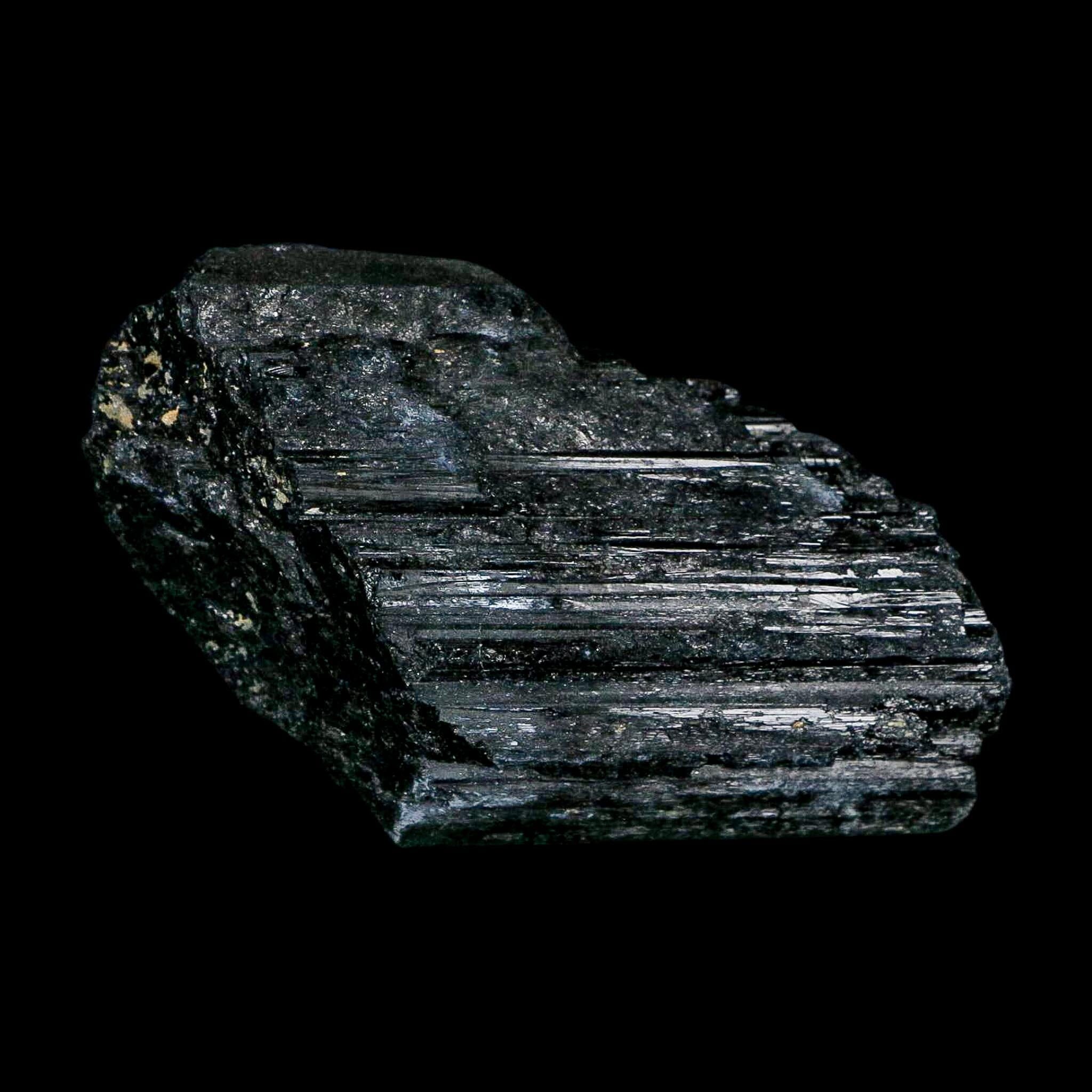 3.3" Natural Rough Black Tourmaline Mineral Crystal Specimen Schorl Brazil - Fossil Age Minerals