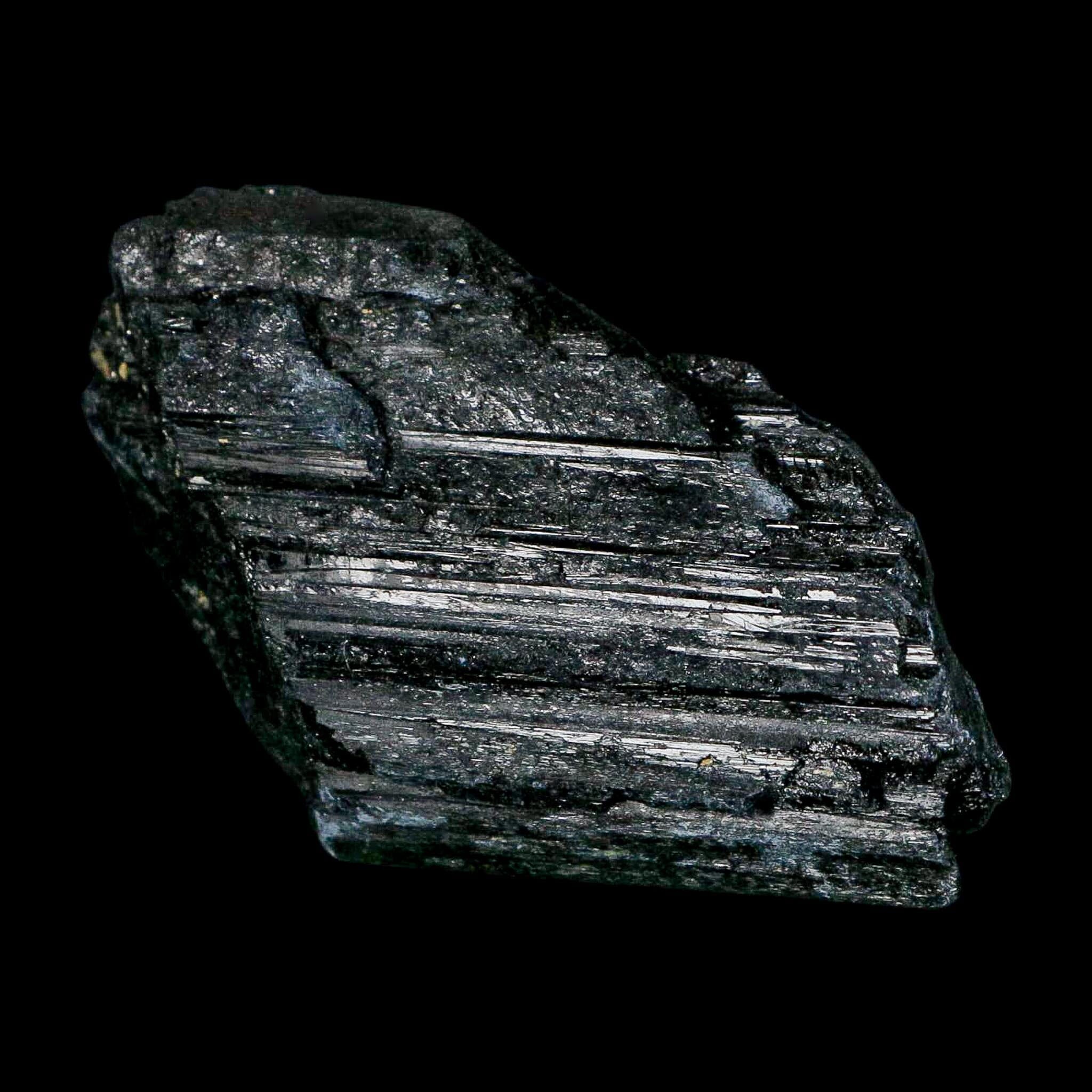 3.3" Natural Rough Black Tourmaline Mineral Crystal Specimen Schorl Brazil - Fossil Age Minerals