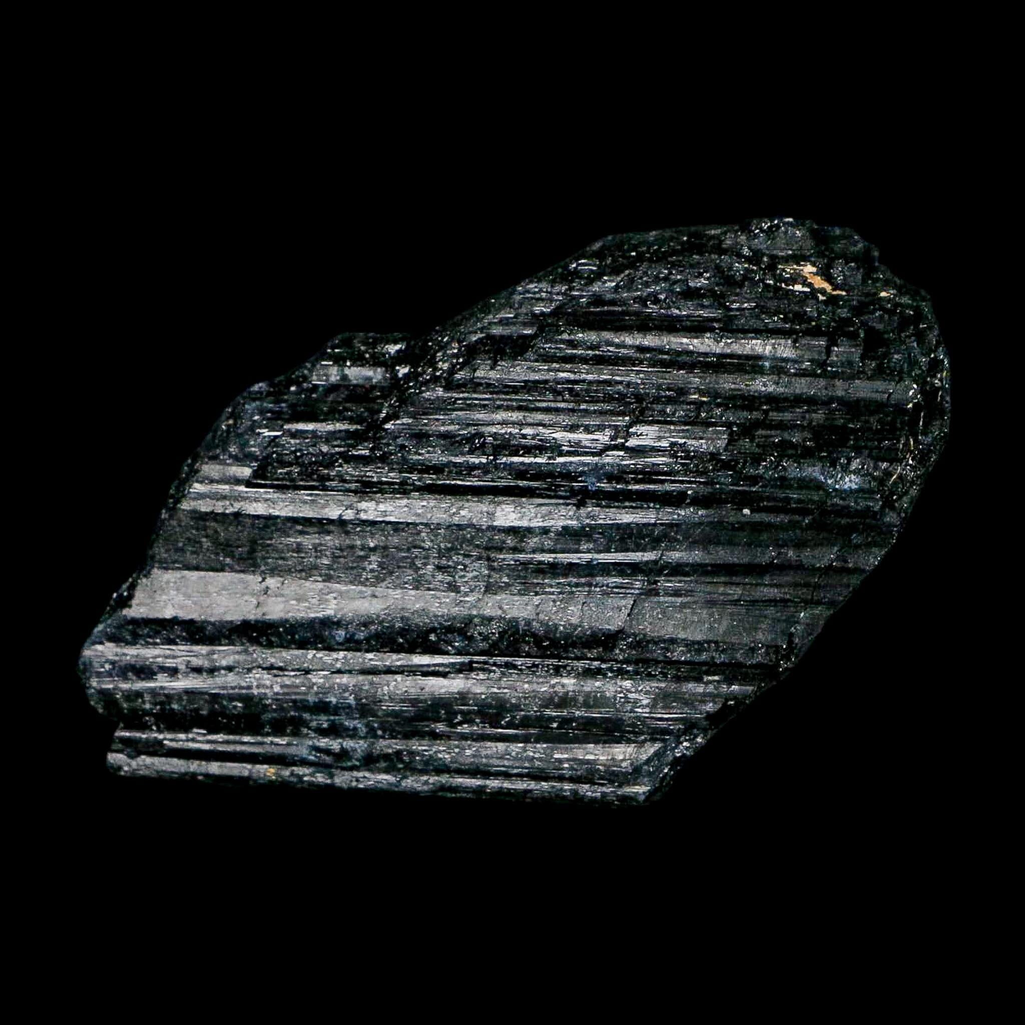 3.3" Natural Rough Black Tourmaline Mineral Crystal Specimen Schorl Brazil - Fossil Age Minerals