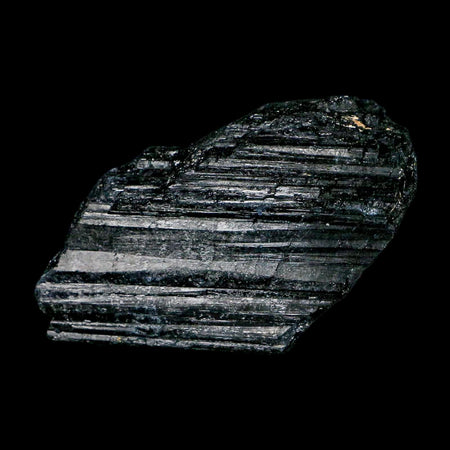 3.3" Natural Rough Black Tourmaline Mineral Crystal Specimen Schorl Brazil