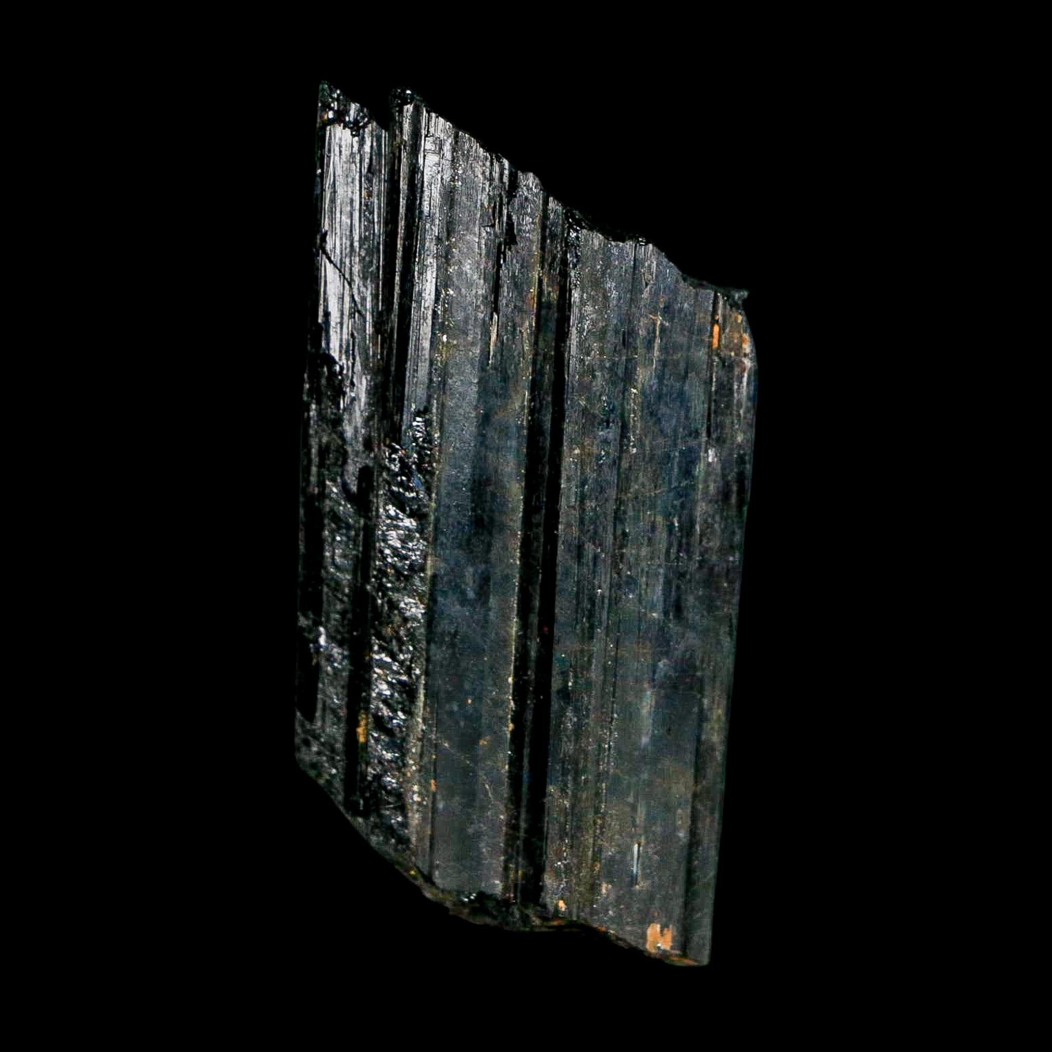 2.2" Natural Rough Black Tourmaline Mineral Crystal Specimen Schorl Brazil - Fossil Age Minerals