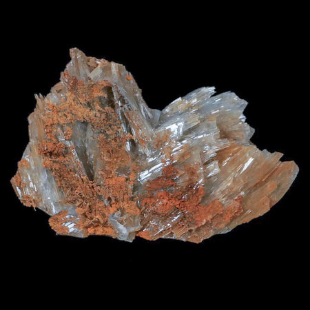 3.1" Ice Blue Barite Blades Crystal Mineral Specimen Mabladen Morocco