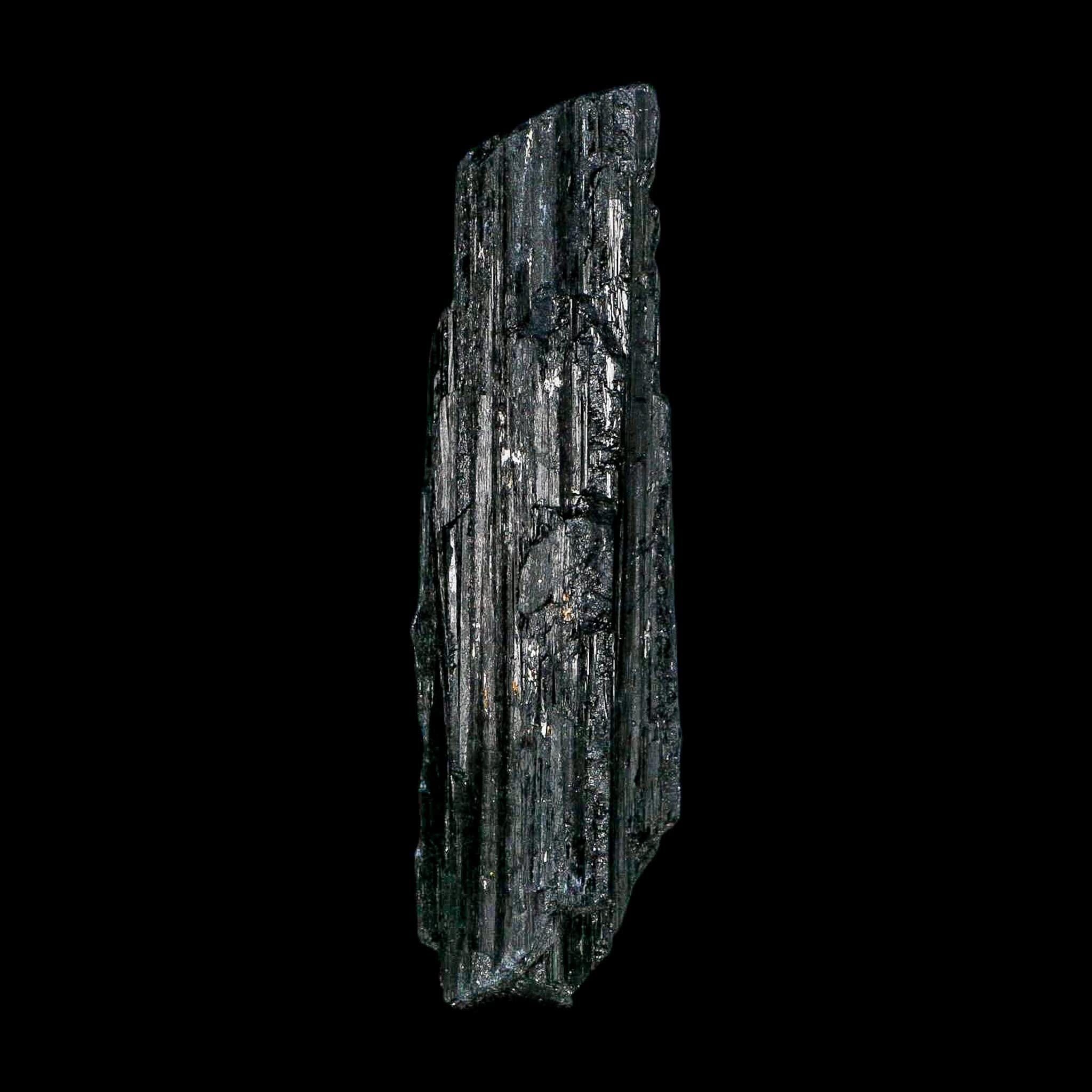 4.4" Natural Rough Black Tourmaline Mineral Crystal Specimen Schorl Brazil - Fossil Age Minerals