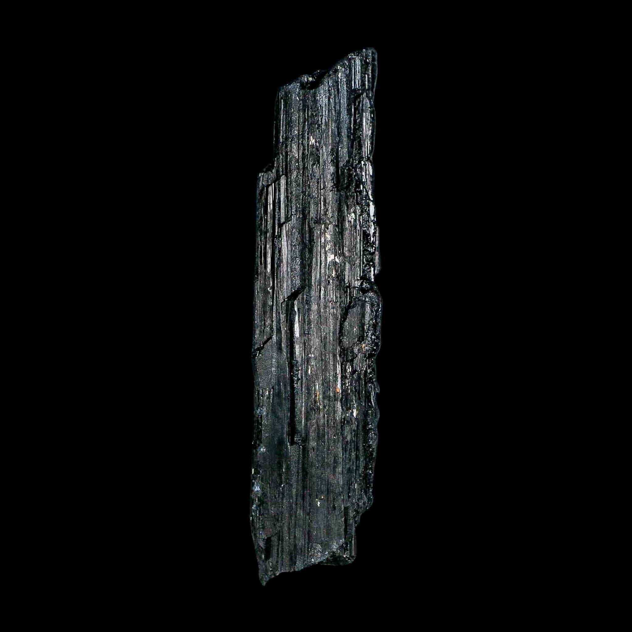 4.4" Natural Rough Black Tourmaline Mineral Crystal Specimen Schorl Brazil - Fossil Age Minerals