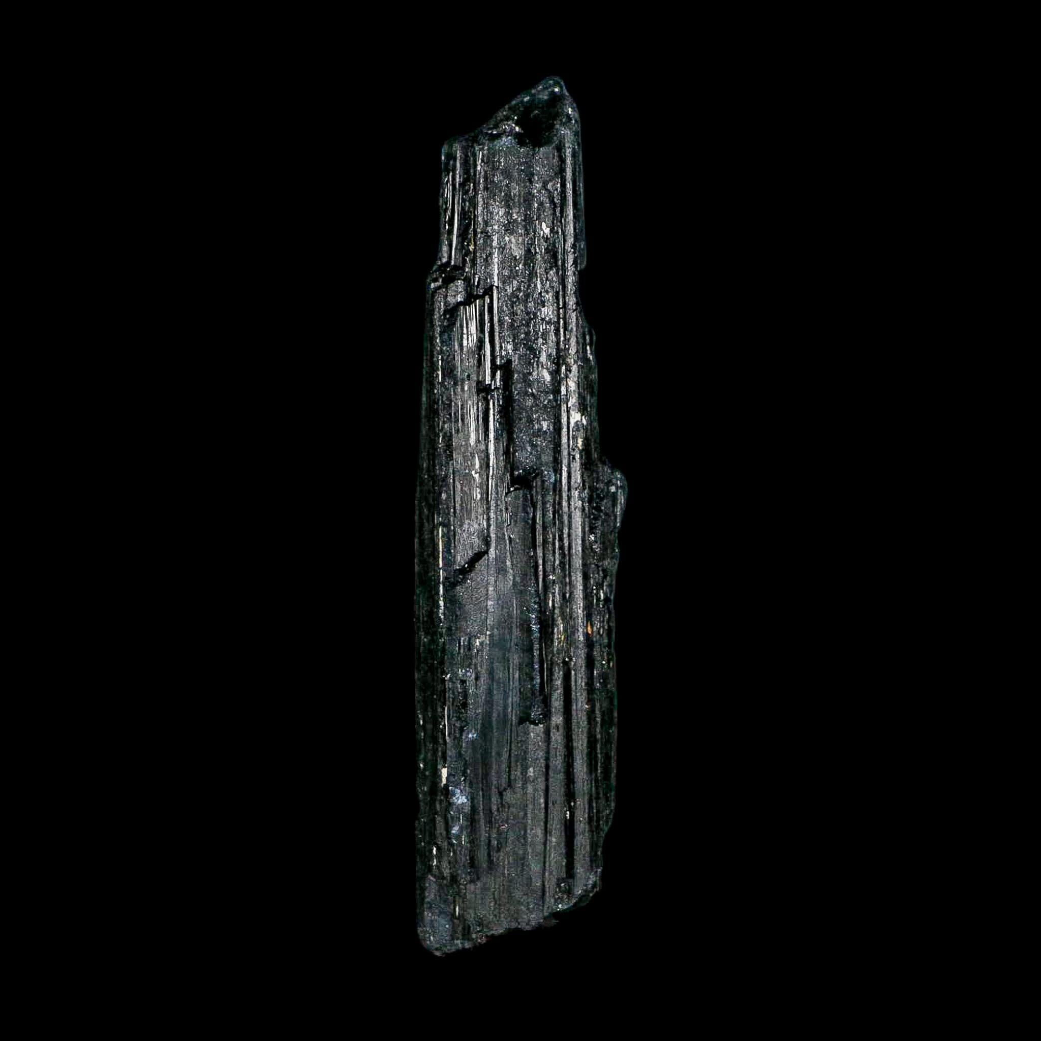 4.4" Natural Rough Black Tourmaline Mineral Crystal Specimen Schorl Brazil - Fossil Age Minerals