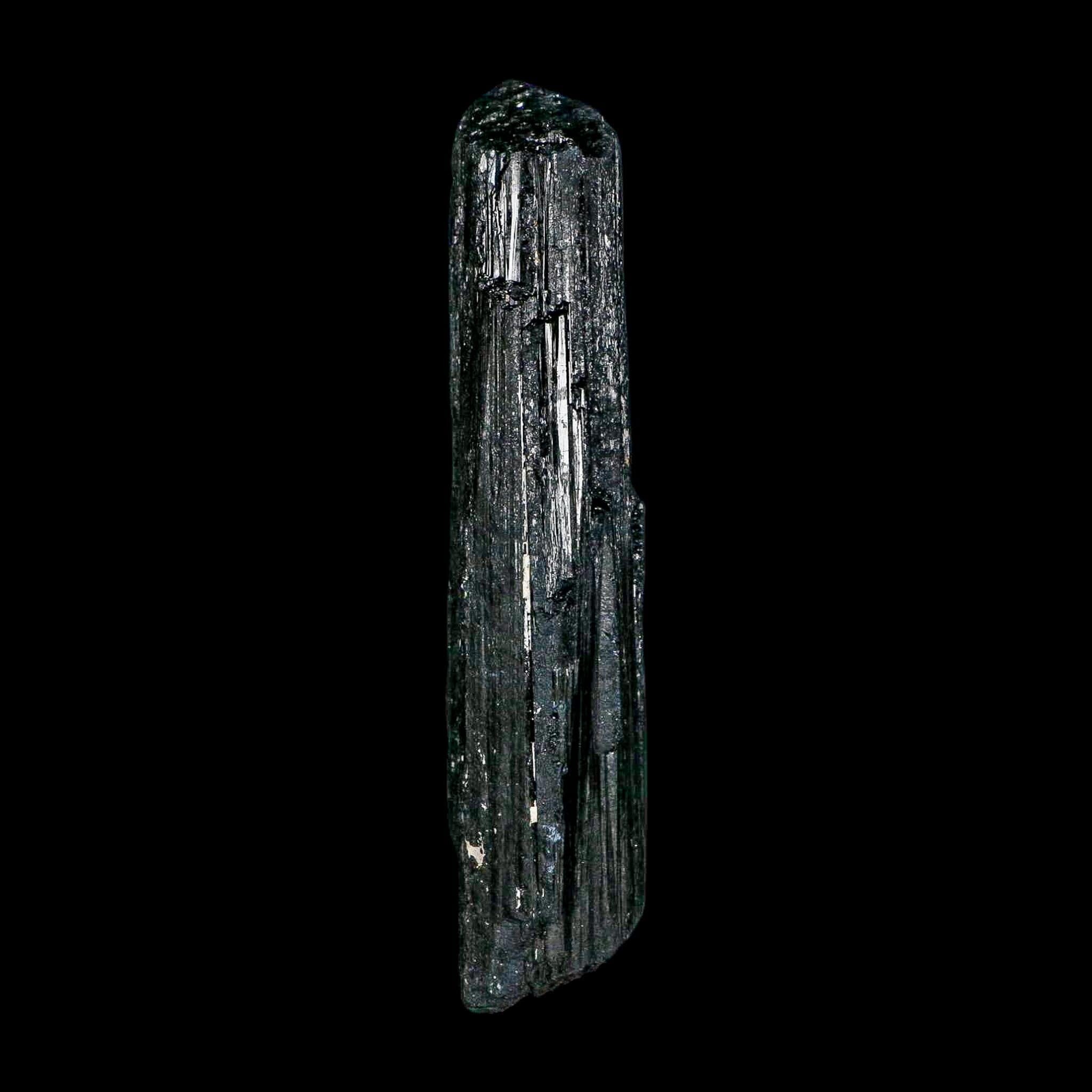 4.4" Natural Rough Black Tourmaline Mineral Crystal Specimen Schorl Brazil - Fossil Age Minerals