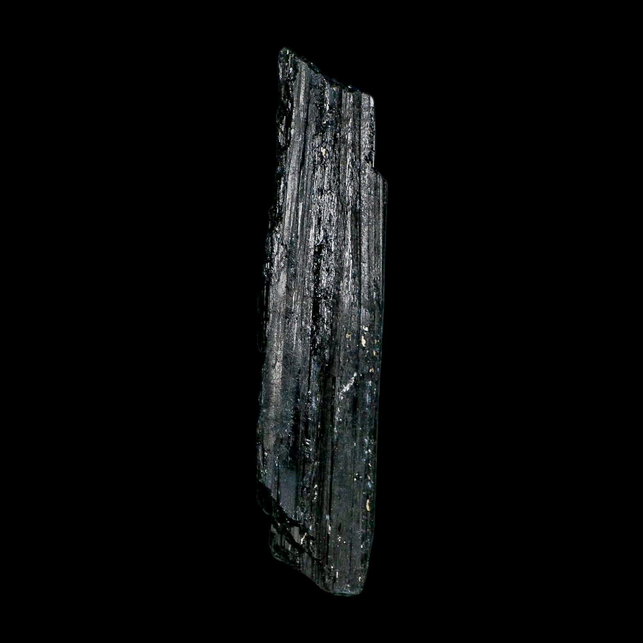 4.4" Natural Rough Black Tourmaline Mineral Crystal Specimen Schorl Brazil - Fossil Age Minerals