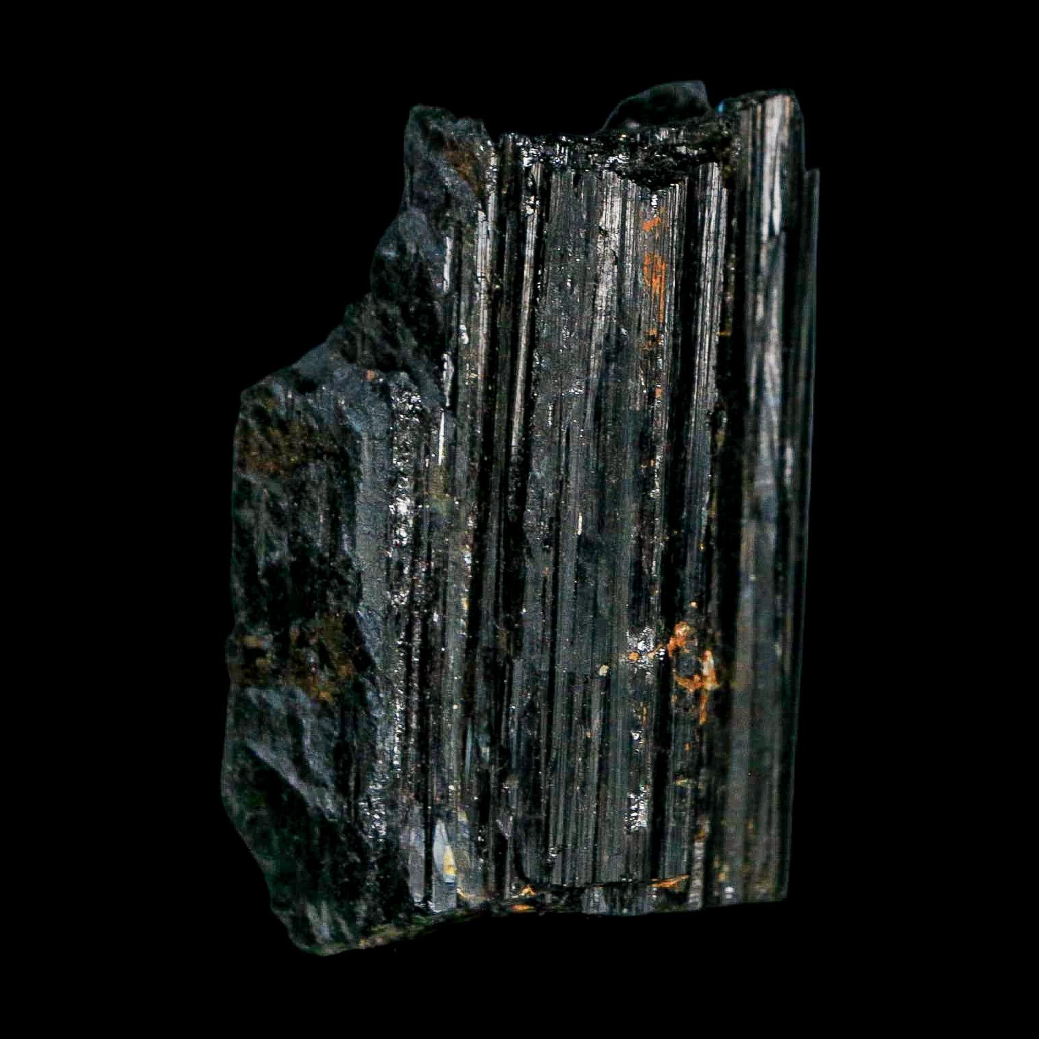1.9" Natural Rough Black Tourmaline Mineral Crystal Specimen Schorl Brazil - Fossil Age Minerals