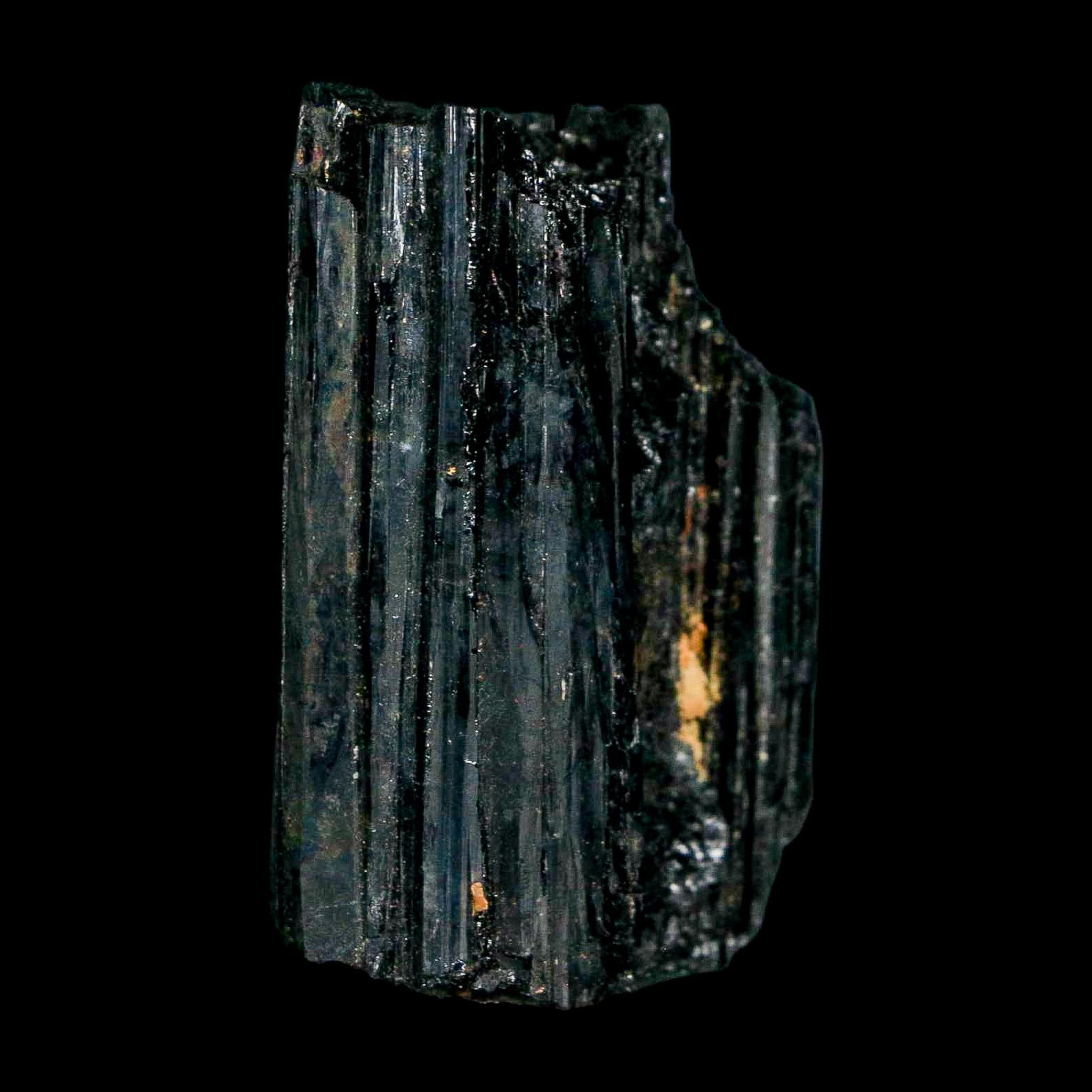 1.9" Natural Rough Black Tourmaline Mineral Crystal Specimen Schorl Brazil - Fossil Age Minerals