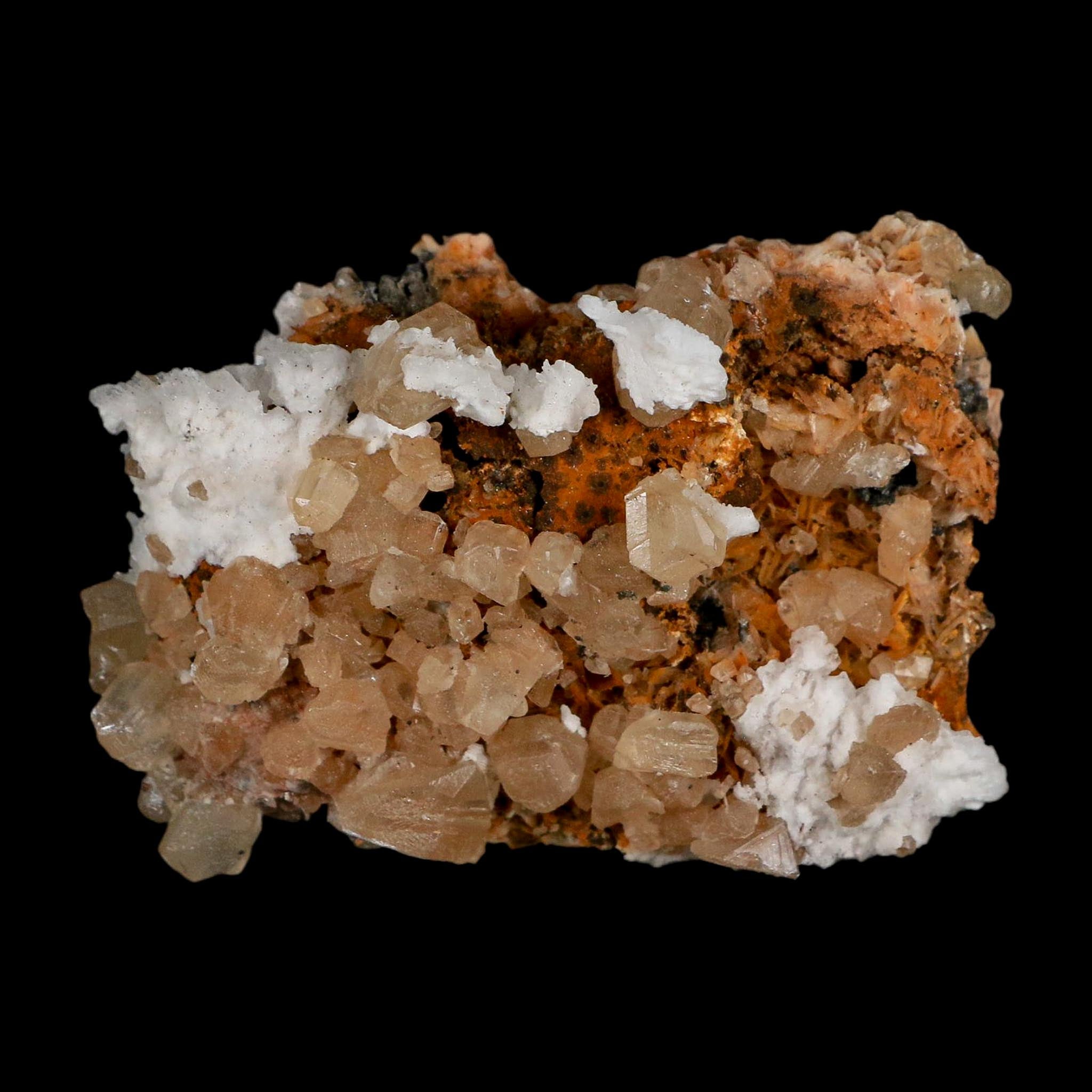 2.5" Sparkly Orange Barite Blades, Cerussite Crystals, Galena Crystal Mineral Morocco