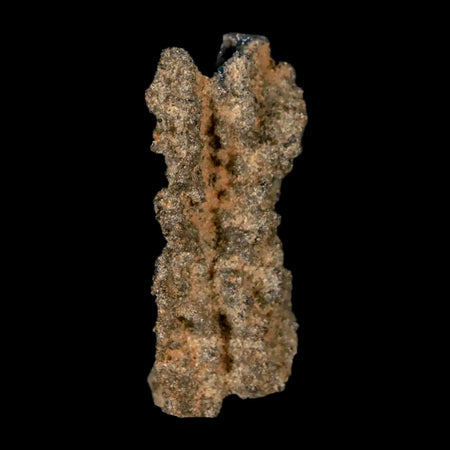 1.8" Fulgurite Petrified Lighting Strike Glass Sahara Desert Algeria