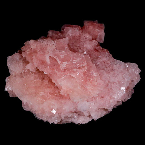5.1" Quality Pink Halite Salt Crystals Cluster Mineral Trona, CA Searles Lake - Fossil Age Minerals