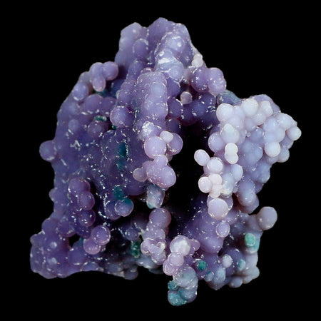 2.3" Purple-Green Grape Agate Botryoidal Crystal Cluster Mineral Sulawesi Island A+