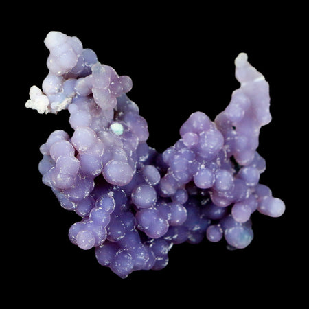 2" Purple Grape Agate Botryoidal Crystal Cluster Mineral Sulawesi Island Indonesia