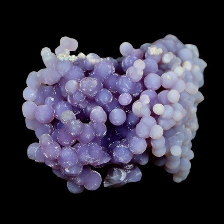 2.1" Purple Grape Agate Botryoidal Crystal Cluster Mineral Sulawesi Island Indonesia