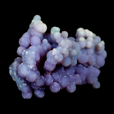 1.7" Purple Grape Agate Botryoidal Crystal Cluster Mineral Sulawesi Island Indonesia