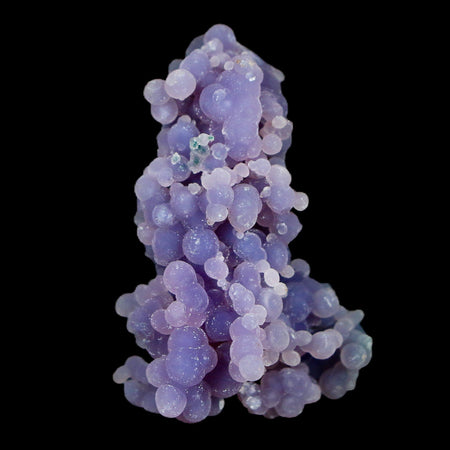 1.7" Purple Grape Agate Botryoidal Crystal Cluster Mineral Sulawesi Island Indonesia