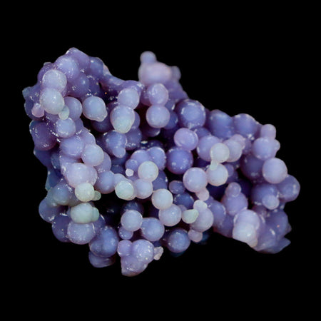 2" Purple Grape Agate Botryoidal Crystal Cluster Mineral Sulawesi Island Indonesia