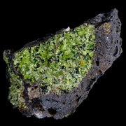 XL 4.3" Emerald Peridot Crystals, Chrome Diopside And Spinel On Volcanic Rock Gila, AZ