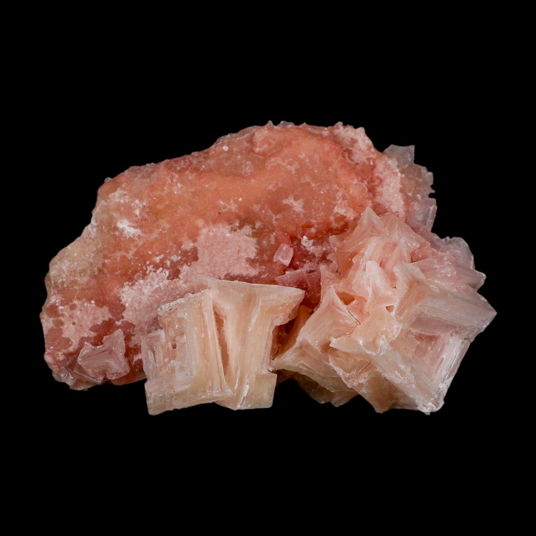 3.8" Quality Deep Pink Halite Salt Crystals Cluster Mineral Trona, CA Searles Lake