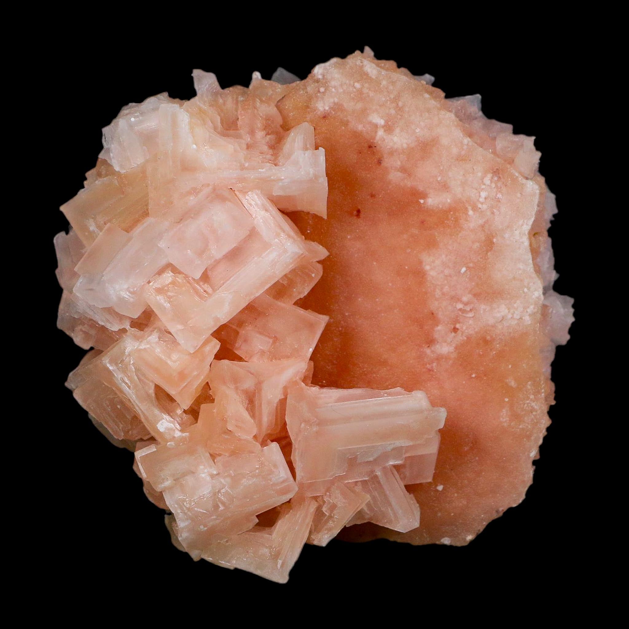 3.3" Quality Deep Pink Halite Salt Crystals Cluster Mineral Trona, CA Searles Lake