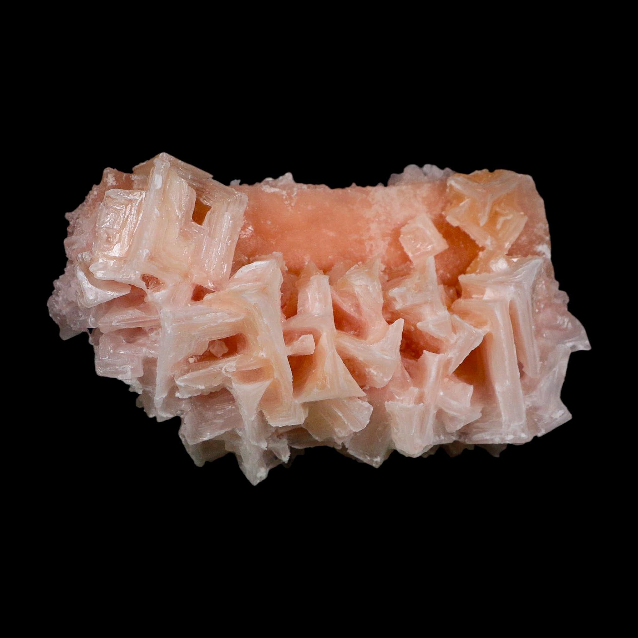 4.4" Quality Deep Pink Halite Salt Crystals Cluster Mineral Trona, CA Searles Lake