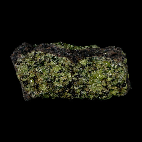 2.7" Emerald Peridot Crystals, Chrome Diopside And Spinel On Volcanic Rock Gila, AZ - Fossil Age Minerals