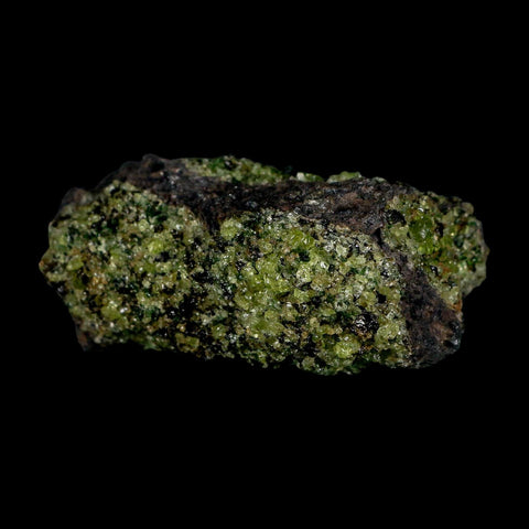 2.7" Emerald Peridot Crystals, Chrome Diopside And Spinel On Volcanic Rock Gila, AZ - Fossil Age Minerals