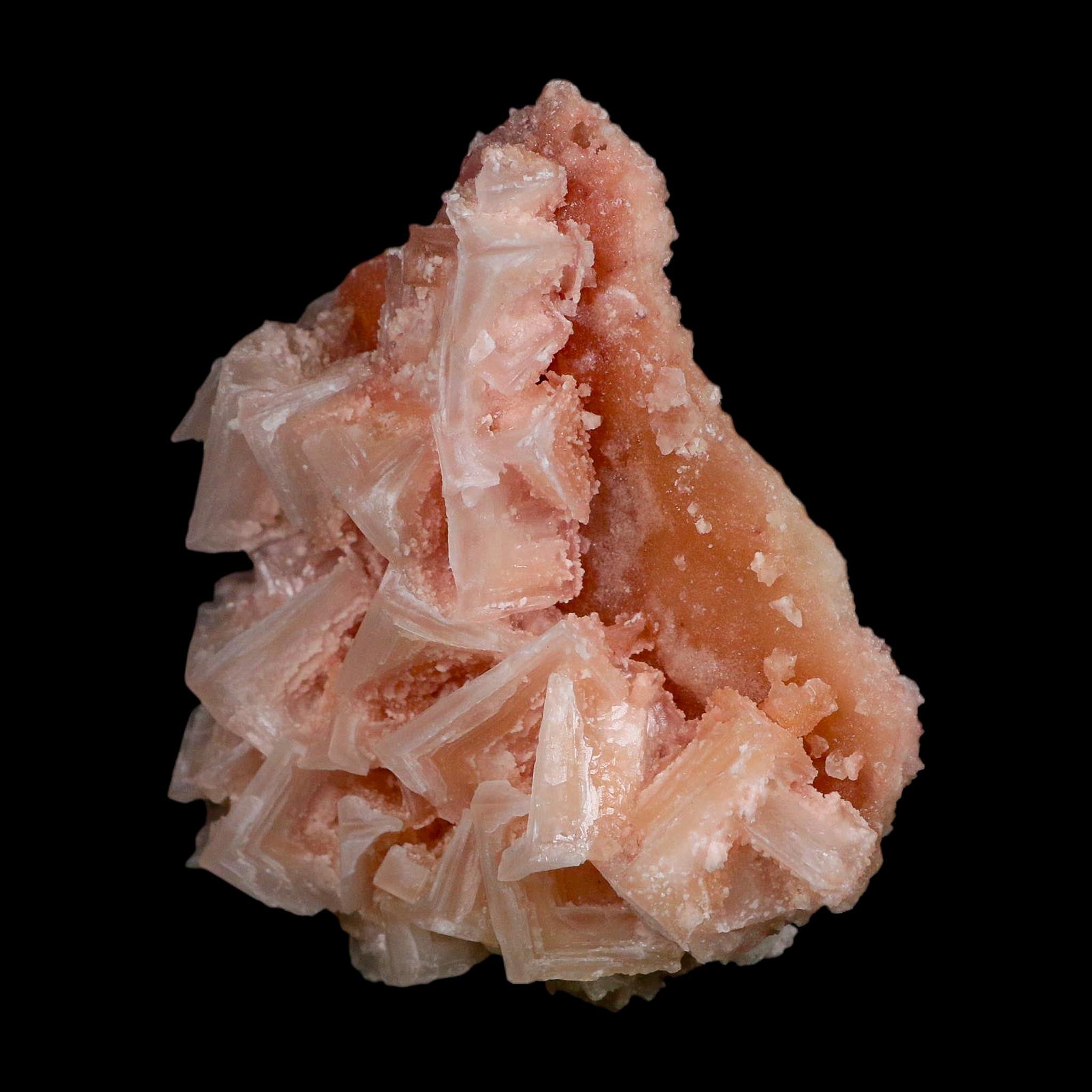 3.4" Quality Deep Pink Halite Salt Crystals Cluster Mineral Trona, CA Searles Lake