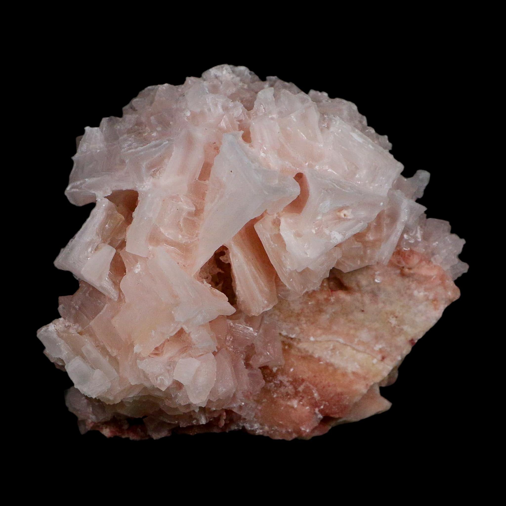 3.5" Quality Deep Pink Halite Salt Crystals Cluster Mineral Trona, CA Searles Lake
