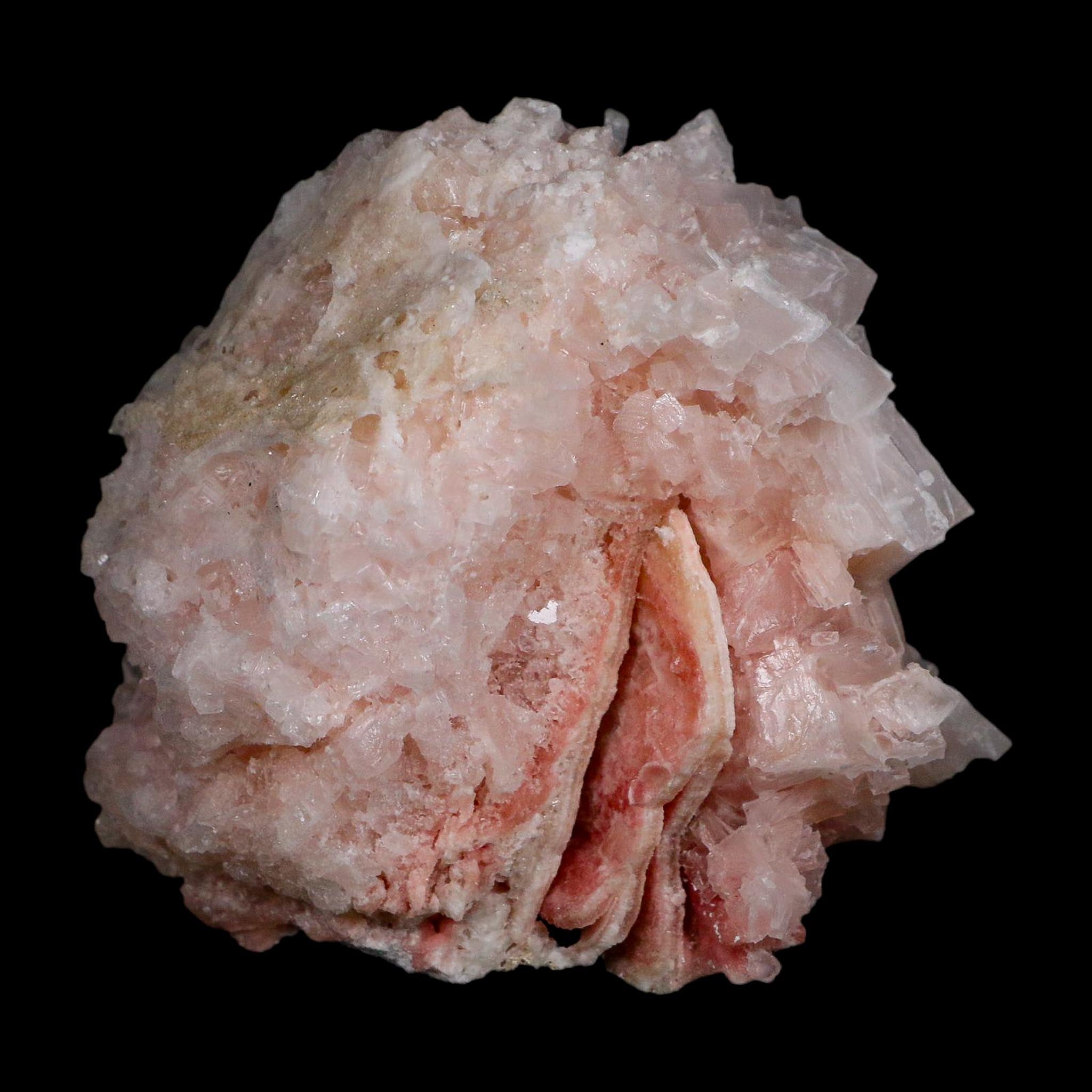3.5" Quality Deep Pink Halite Salt Crystals Cluster Mineral Trona, CA Searles Lake