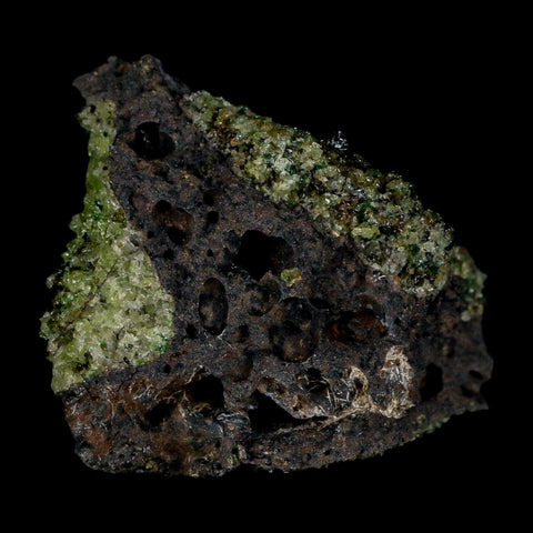 2.3" Emerald Peridot Crystals, Chrome Diopside And Spinel On Volcanic Rock Gila, AZ - Fossil Age Minerals