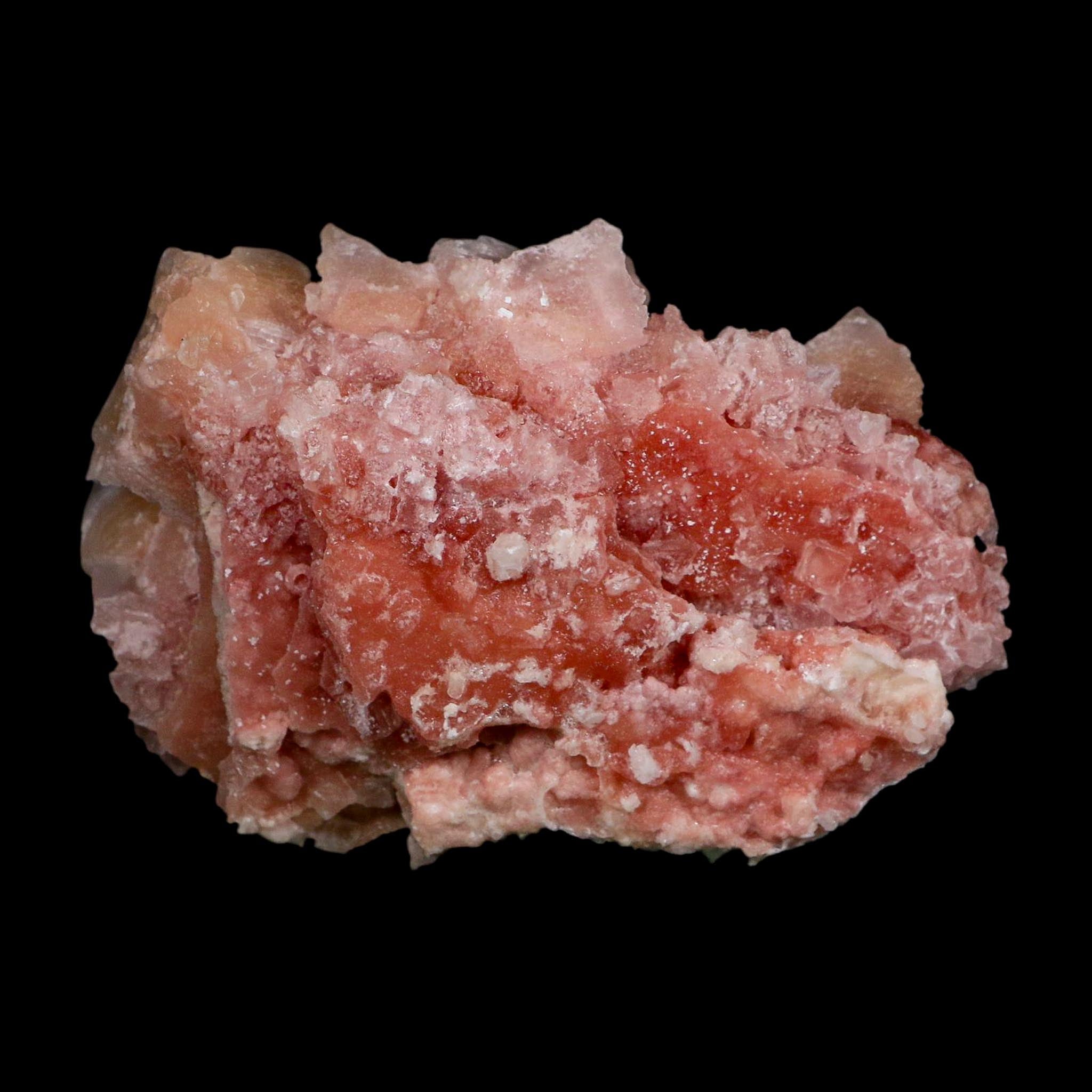 4.3" Quality Deep Pink Halite Salt Crystals Cluster Mineral Trona, CA Searles Lake