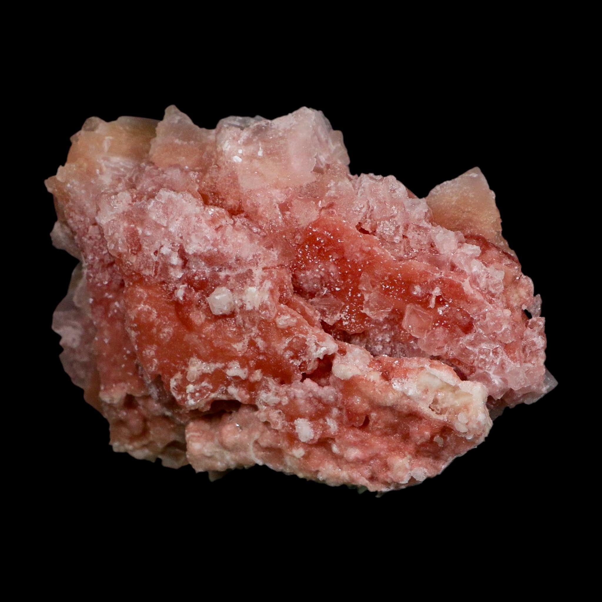 4.3" Quality Deep Pink Halite Salt Crystals Cluster Mineral Trona, CA Searles Lake