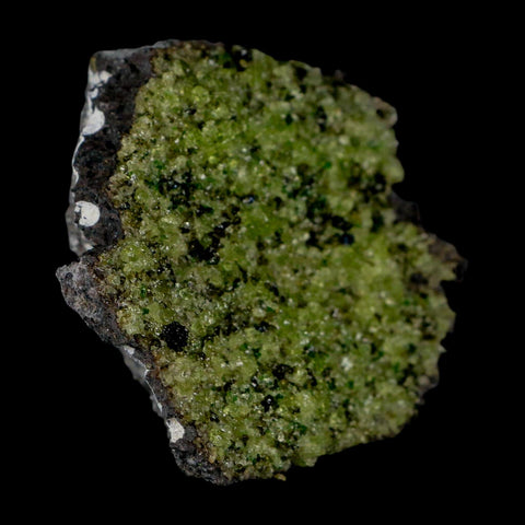 2.6" Emerald Peridot Crystals, Chrome Diopside And Spinel On Volcanic Rock Gila, AZ - Fossil Age Minerals