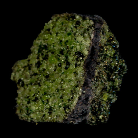 2.6" Emerald Peridot Crystals, Chrome Diopside And Spinel On Volcanic Rock Gila, AZ - Fossil Age Minerals