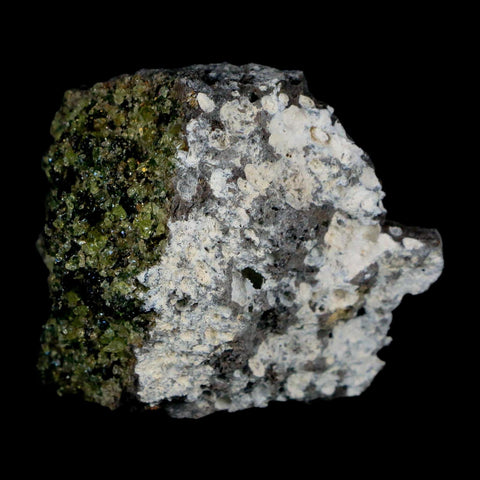 2.6" Emerald Peridot Crystals, Chrome Diopside And Spinel On Volcanic Rock Gila, AZ - Fossil Age Minerals