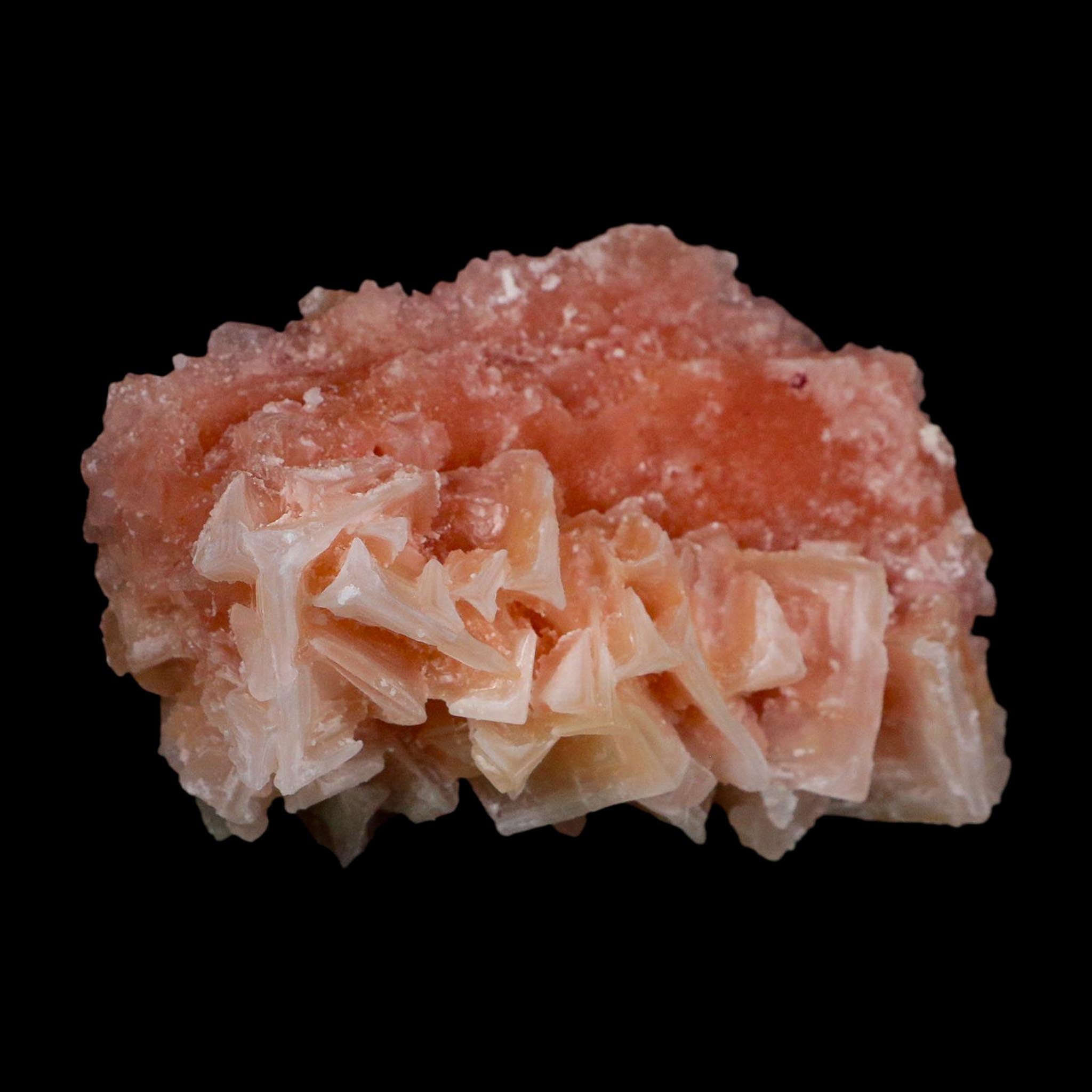4.5" Quality Deep Pink Halite Salt Crystals Cluster Mineral Trona, CA Searles Lake