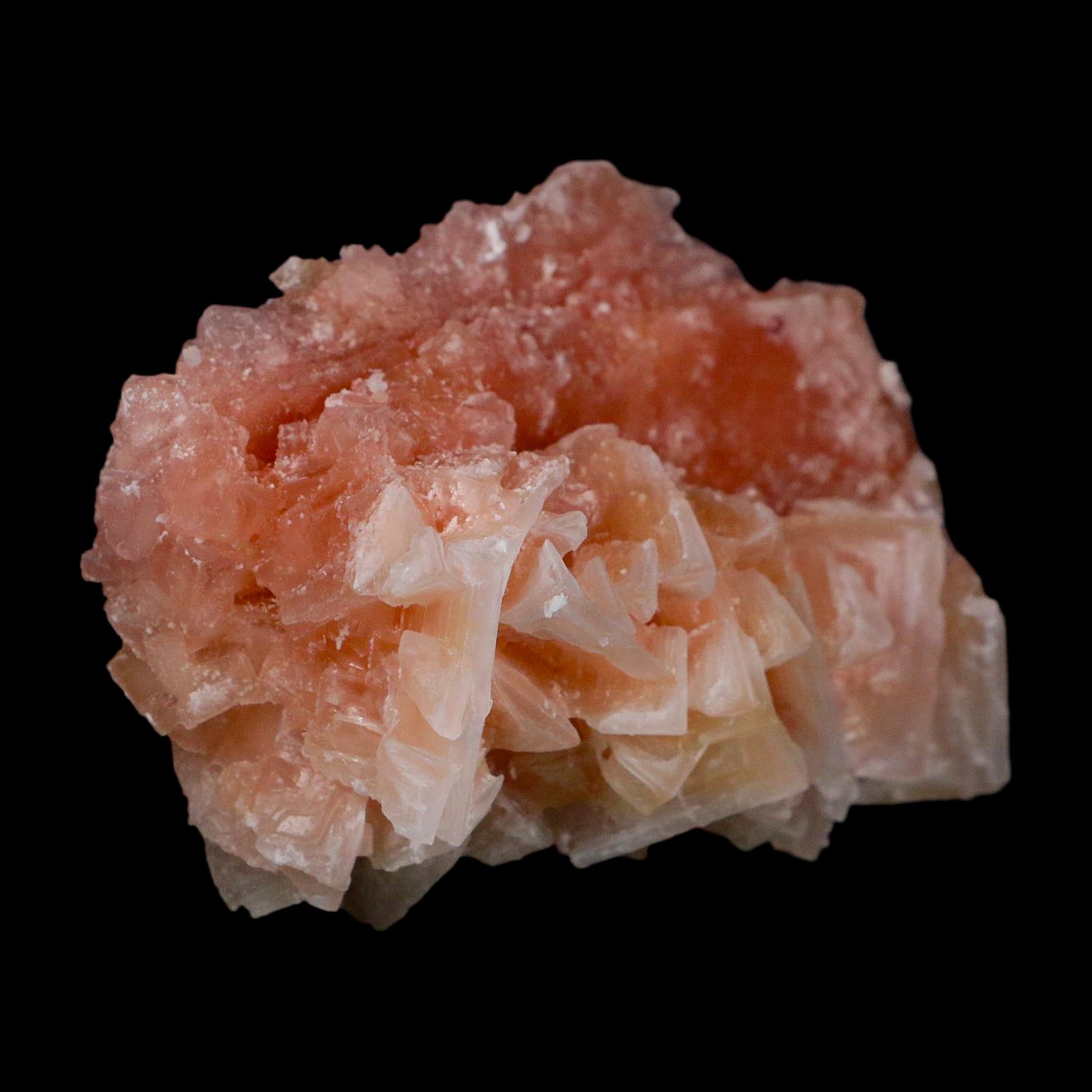4.5" Quality Deep Pink Halite Salt Crystals Cluster Mineral Trona, CA Searles Lake