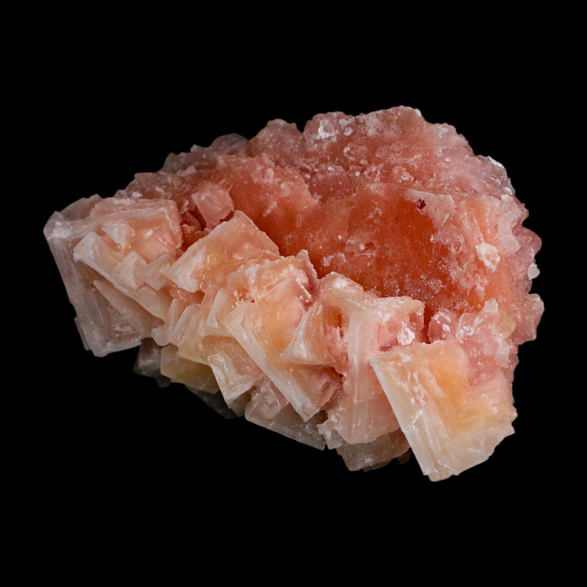 4.5" Quality Deep Pink Halite Salt Crystals Cluster Mineral Trona, CA Searles Lake
