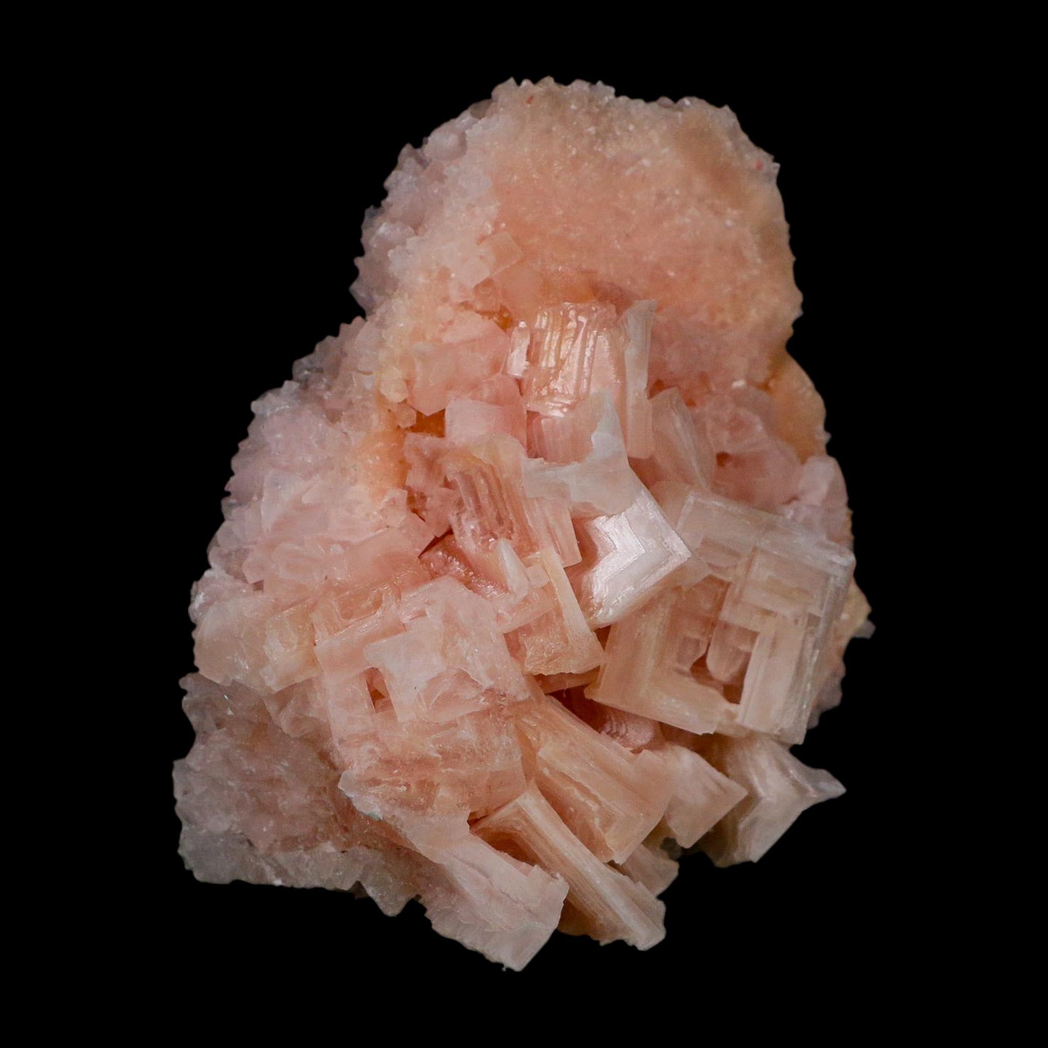 3.6" Quality Deep Pink Halite Salt Crystals Cluster Mineral Trona, CA Searles Lake