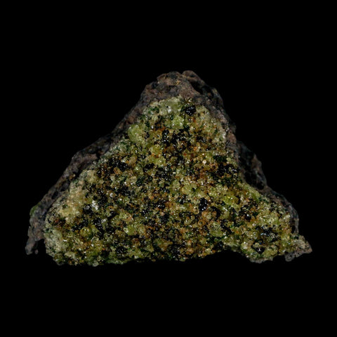 2.5" Emerald Peridot Crystals, Chrome Diopside And Spinel On Volcanic Rock Gila, AZ - Fossil Age Minerals