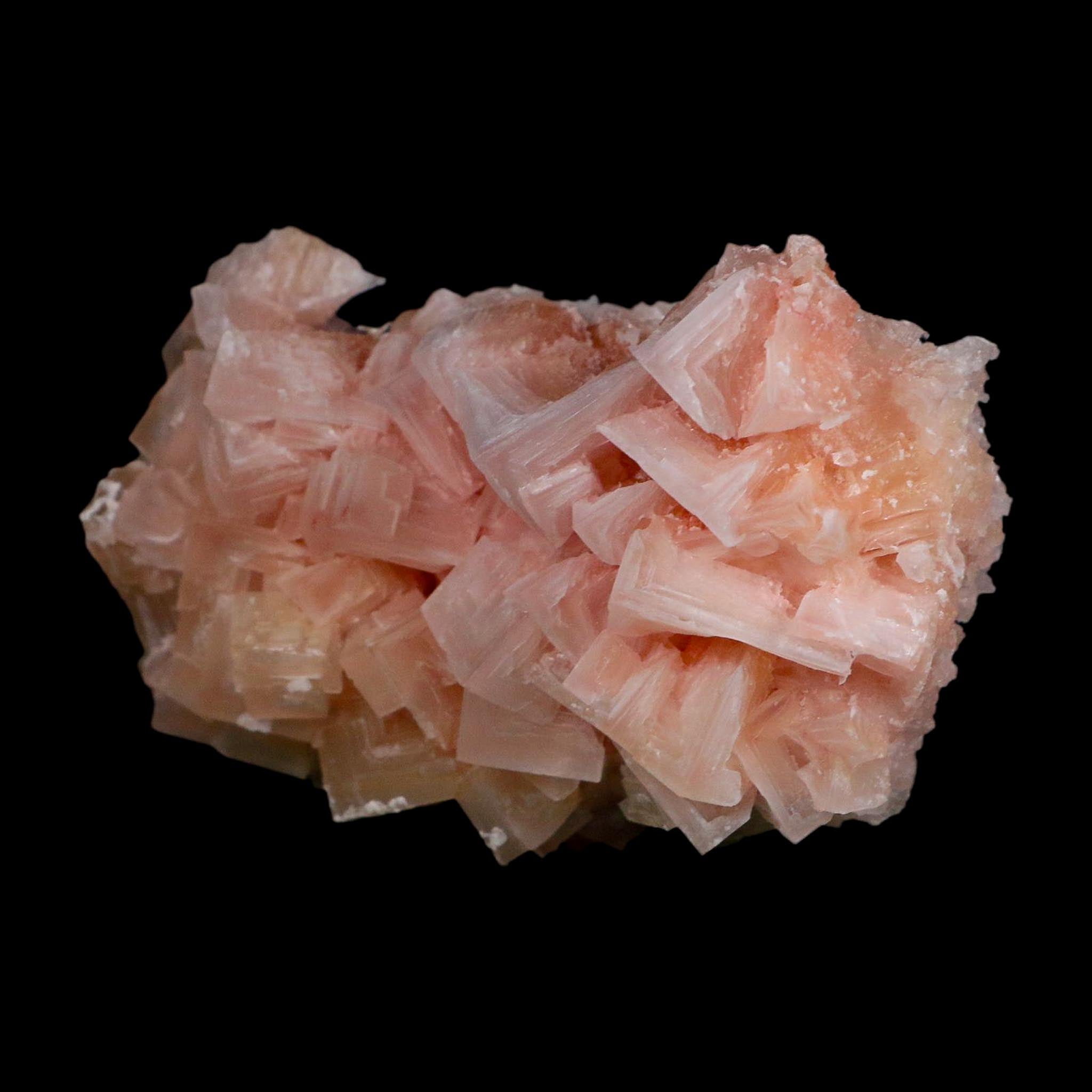 4.1" Quality Deep Pink Halite Salt Crystals Cluster Mineral Trona, CA Searles Lake