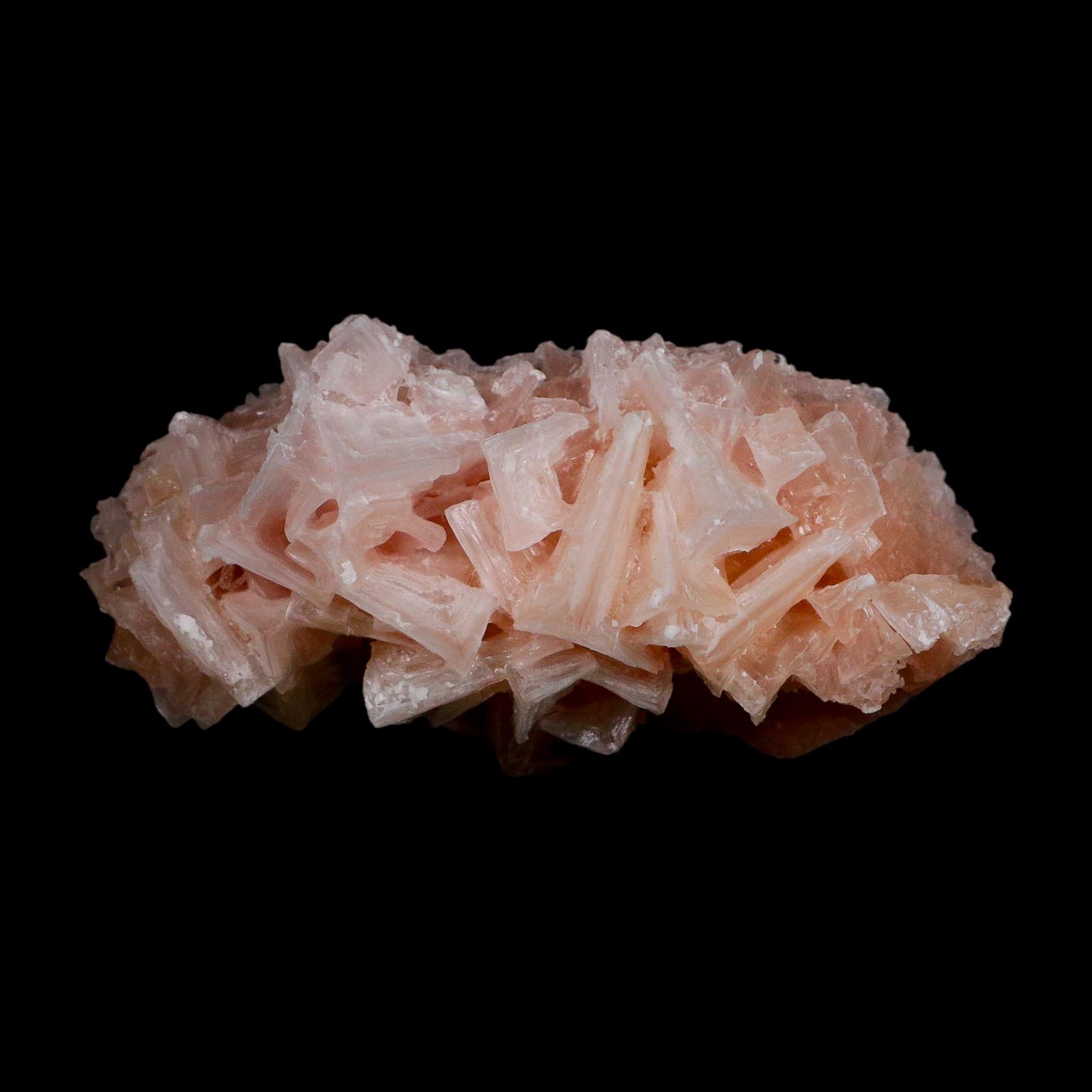 4.5" Quality Deep Pink Halite Salt Crystals Cluster Mineral Trona, CA Searles Lake