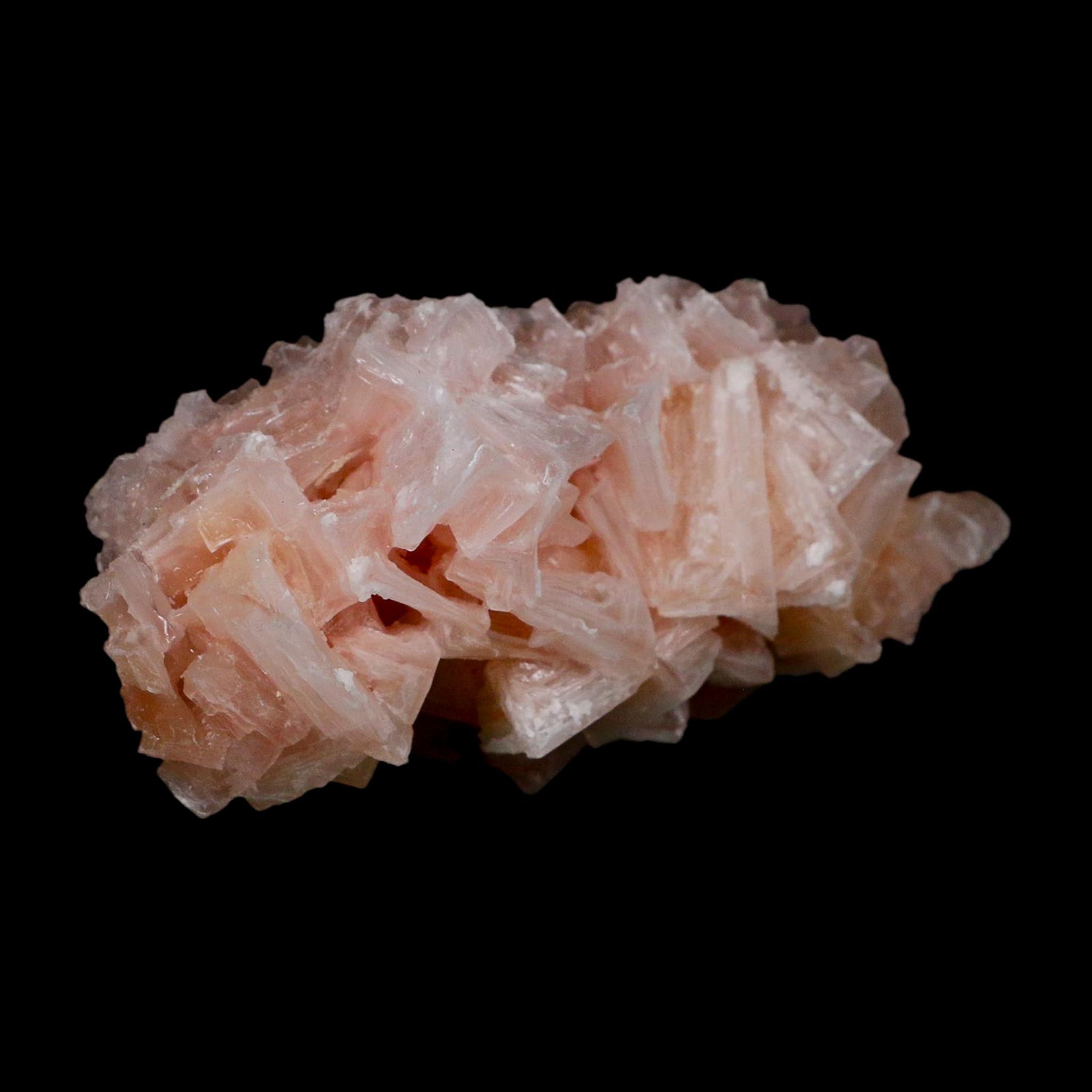 4.5" Quality Deep Pink Halite Salt Crystals Cluster Mineral Trona, CA Searles Lake